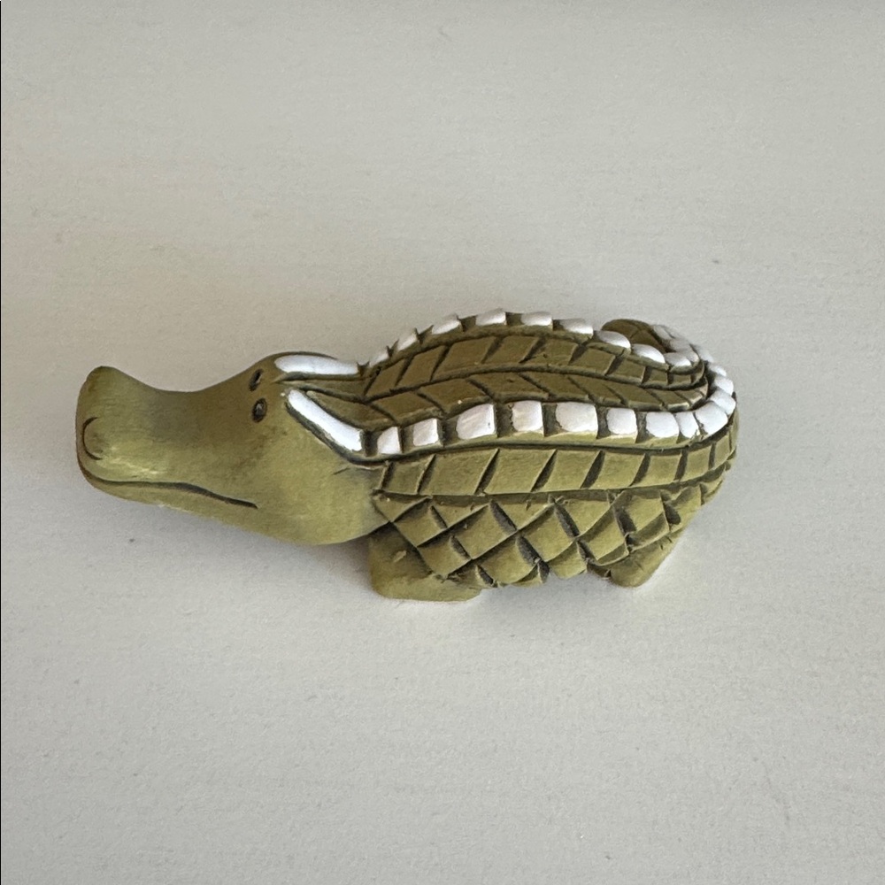 Vintage Artesania Rinconada Baby Crocodile #163 - Picture 3 of 5
